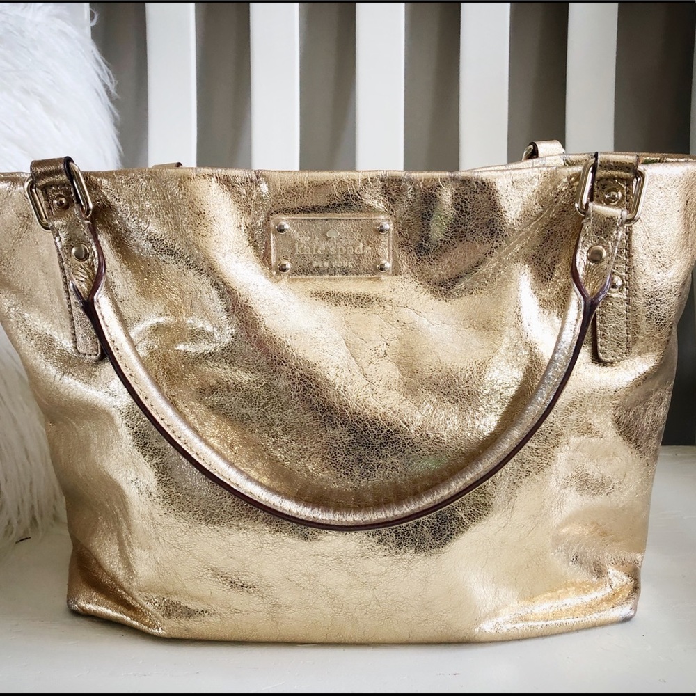 Kate Spade metallic gold